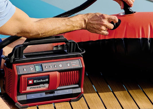 Einhell PRESSITO 18/25 Cordless Air Compressor Review: Features & Price - autopump