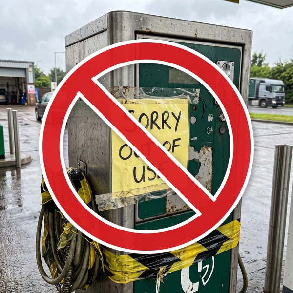 Avoid Petrol Station Pumps