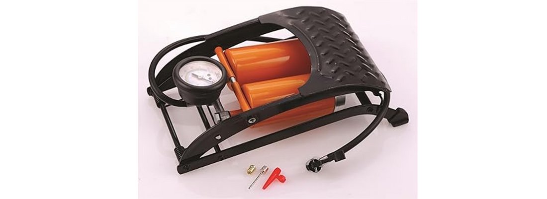 RAC Double Barrel Foot Pump: Cost & Features