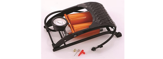 RAC Double Barrel Foot Pump: Cost & Features