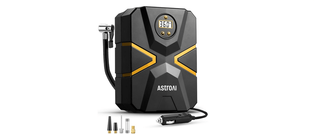 AstroAI 12V DC 150 PSI Tyre Inflator Air Compressor Review: Features & Price - autopump