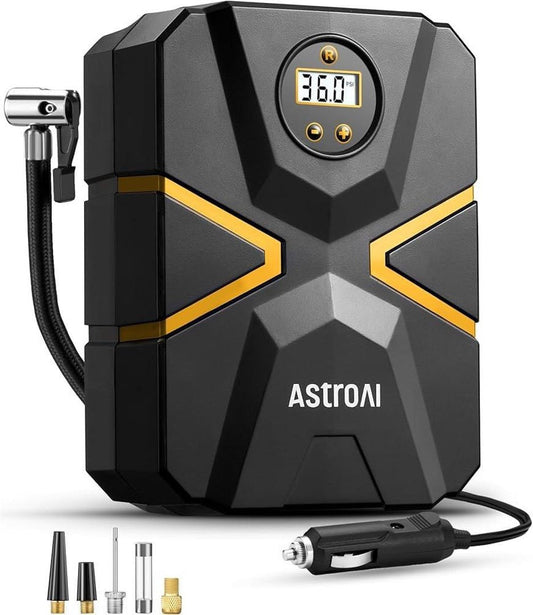 AstroAI 12V DC 150 PSI Tyre Inflator Air Compressor Review: Features & Price - autopump
