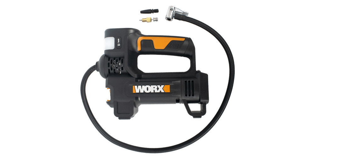 Worx WX092.9 20V High Pressure Cordless Tyre Inflator Review: Features & Price - autopump