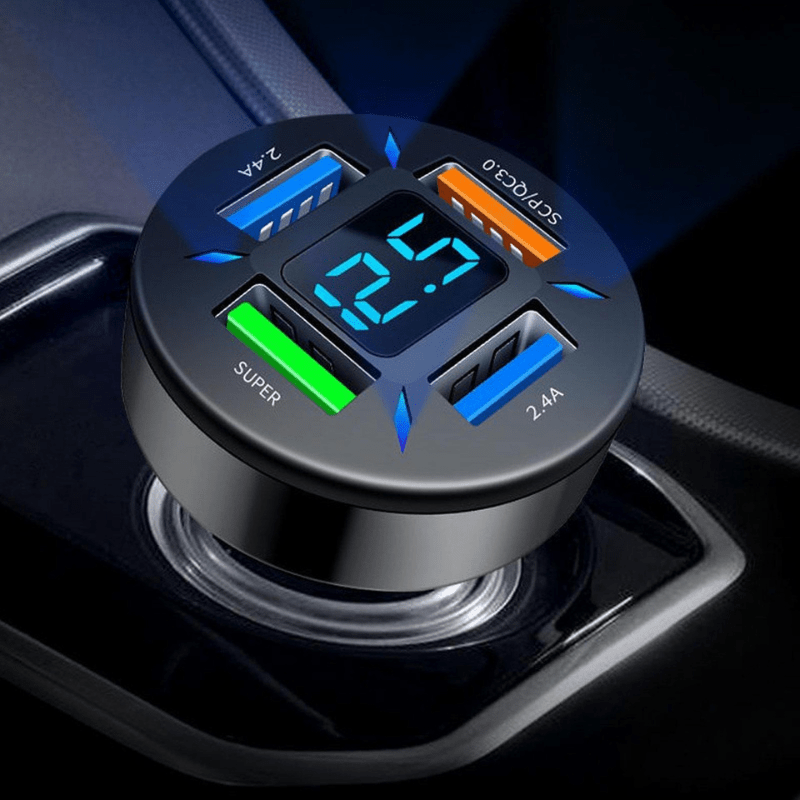 Car USB Super Charge 4 Port Adapter - autopump