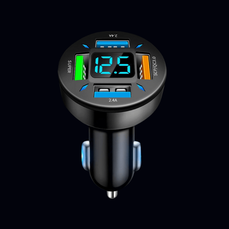 Car USB Super Charge 4 Port Adapter - autopump