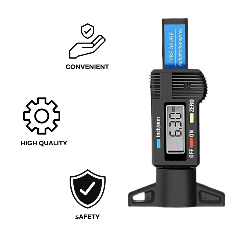 Digital Tyre Tread Depth Gauge - autopump