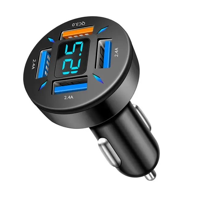 Car USB Super Charge 4 Port Adapter - autopump